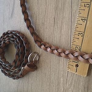 Vintage braided belt for women or men